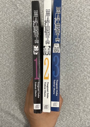 Death Note Cilt 1-3 Manga Seti