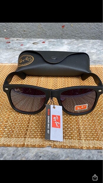 rayban siyah mat walferer güneş gözlüğü