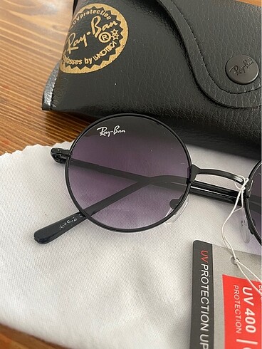 Ray Ban rayban yuvarlak siyah güneş gözlüğü