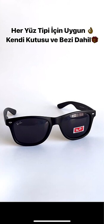 Beden siyah Renk rayban siyah mat wayfere model