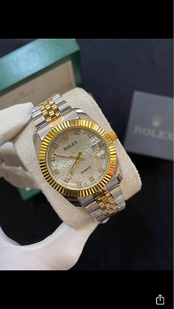 Rolex çelik bayan kol saat