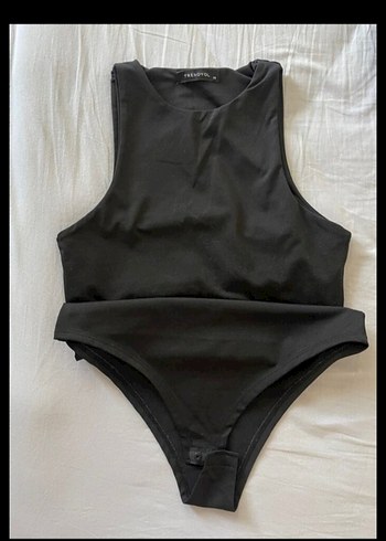 Siyah Midi Fitted Atletik Kadın body