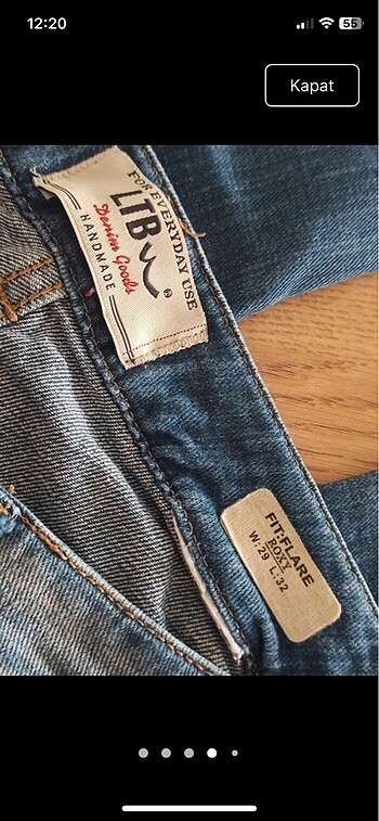 29 Beden Ltb yarım ispanyol jean