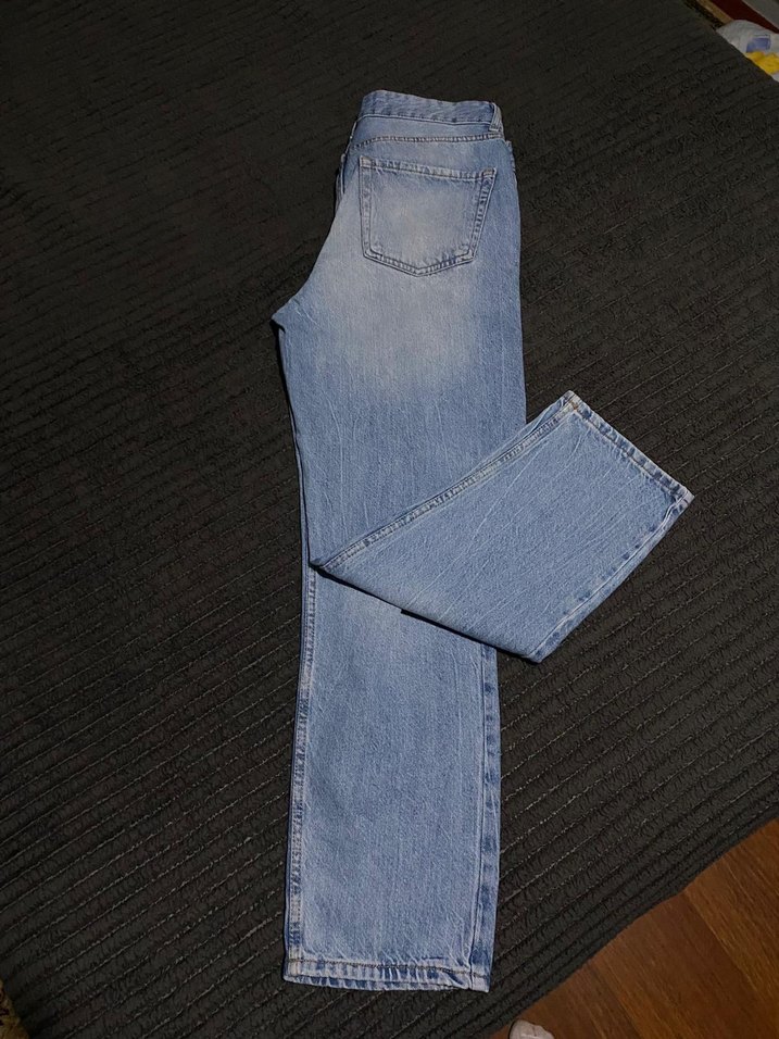 Gri Mavi bershka erkek Pantolon - Görsel 3