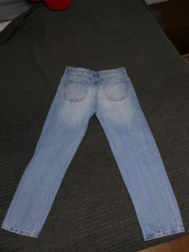 Gri Mavi bershka erkek Pantolon - Görsel 2