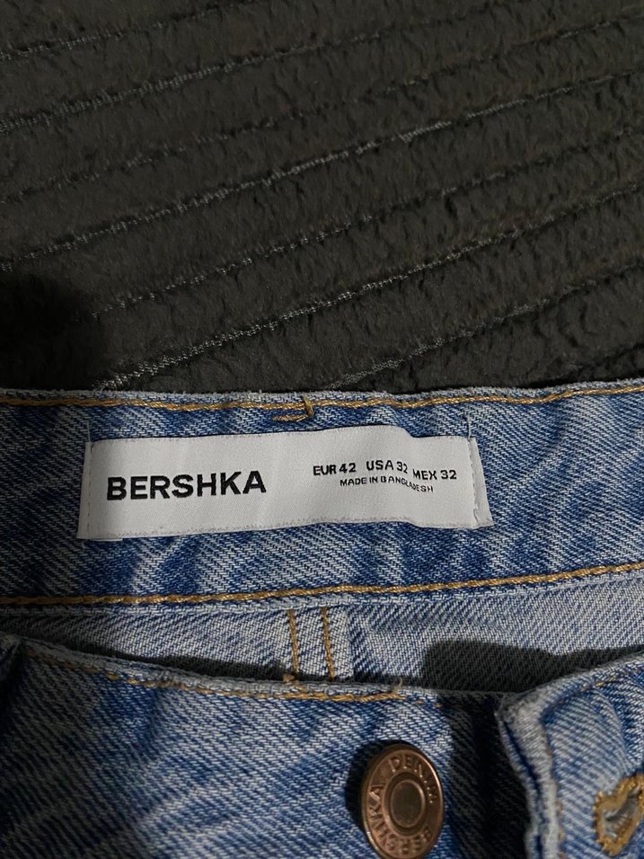 Gri Mavi bershka erkek Pantolon - Görsel 4