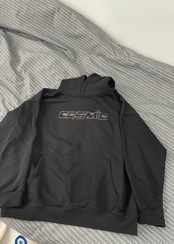 siyahh taşlı sweat - Görsel 4