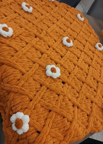 Puffy Çiçekli Bebek battaniyesi - Görsel 5