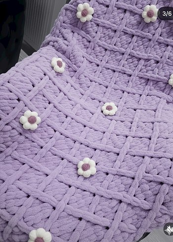 Puffy Çiçekli Bebek battaniyesi - Görsel 7