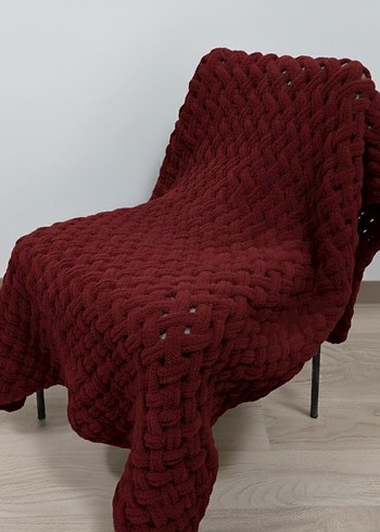 Puffy çapraz model bebek battaniyesi - Görsel 2