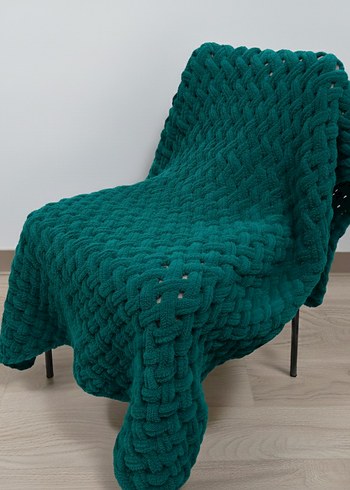 Puffy çapraz model bebek battaniyesi - Görsel 3