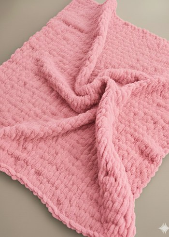 Puffy Düz Model Bebek battaniyesi - Görsel 7