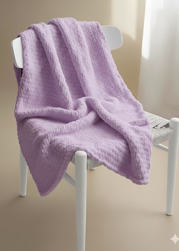 Puffy Düz Model Bebek battaniyesi - Görsel 13