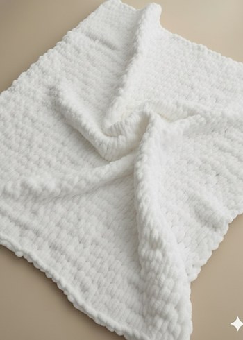 Puffy Düz Model Bebek battaniyesi - Görsel 4