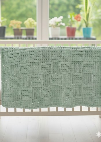 Puffy küp şeker modeli bebek battaniyesi - Görsel 2