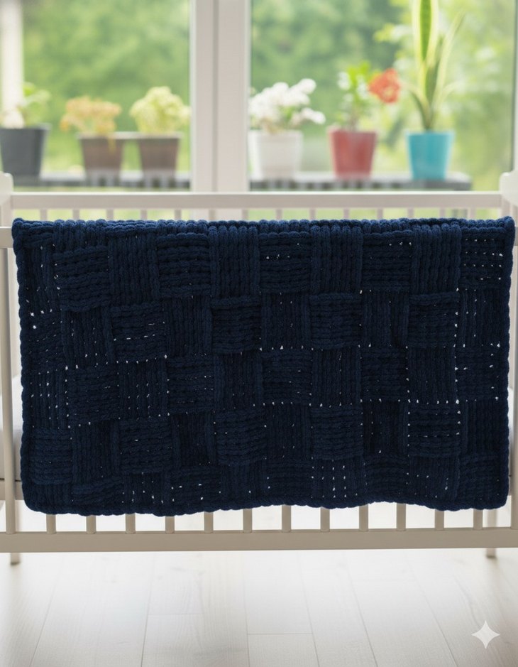 Puffy küp şeker modeli bebek battaniyesi - Görsel 3