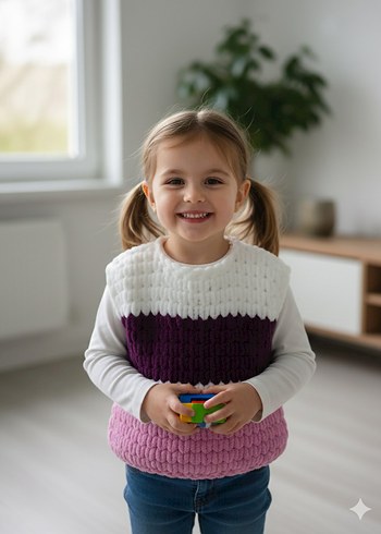 Puffy çocuk süveter - Görsel 2