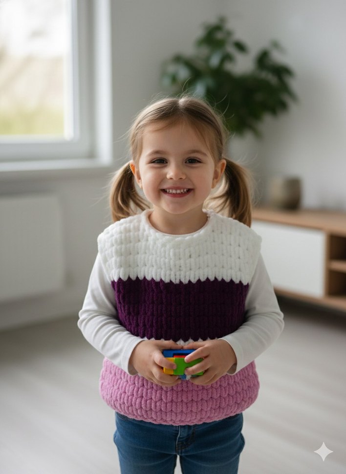 Puffy çocuk süveter - Görsel 2