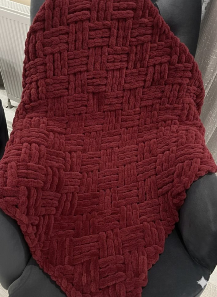 Puffy küp şeker bebek battaniyesi - Görsel 3