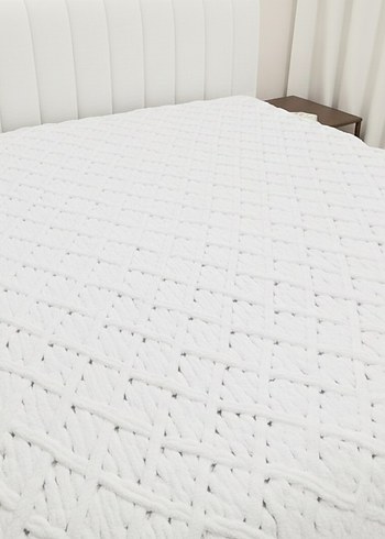 Puffy çift kişilik battaniye ( baklava modeli) - Görsel 7