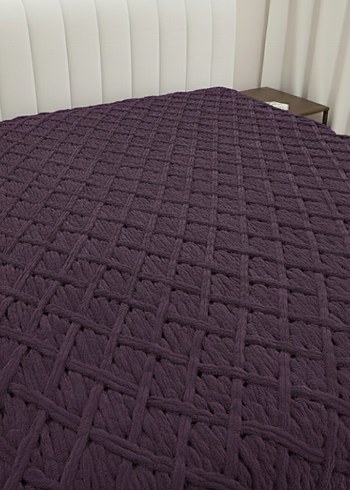 Puffy çift kişilik battaniye ( baklava modeli) - Görsel 8