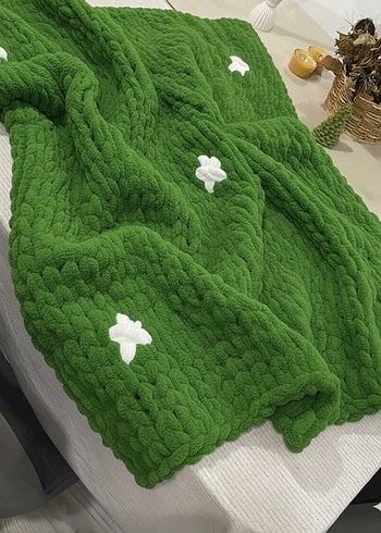 Puffy yıldızlı bebek battaniyesi - Görsel 11