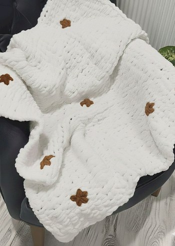 Puffy yıldızlı bebek battaniyesi - Görsel 7