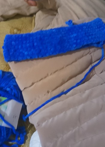 Mavi Örgü Kadın bandaz - Görsel 3