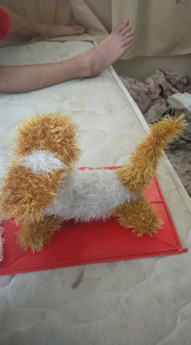 Renkli kahverengi peluş oyuncak köpek - Görsel 3