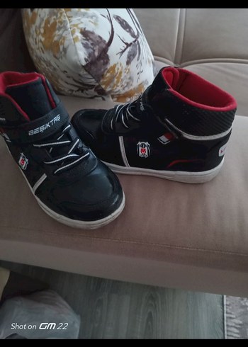 Erkek Çocuk BJ taraftar Siyah Sneaker Bot Velcro - Görsel 2