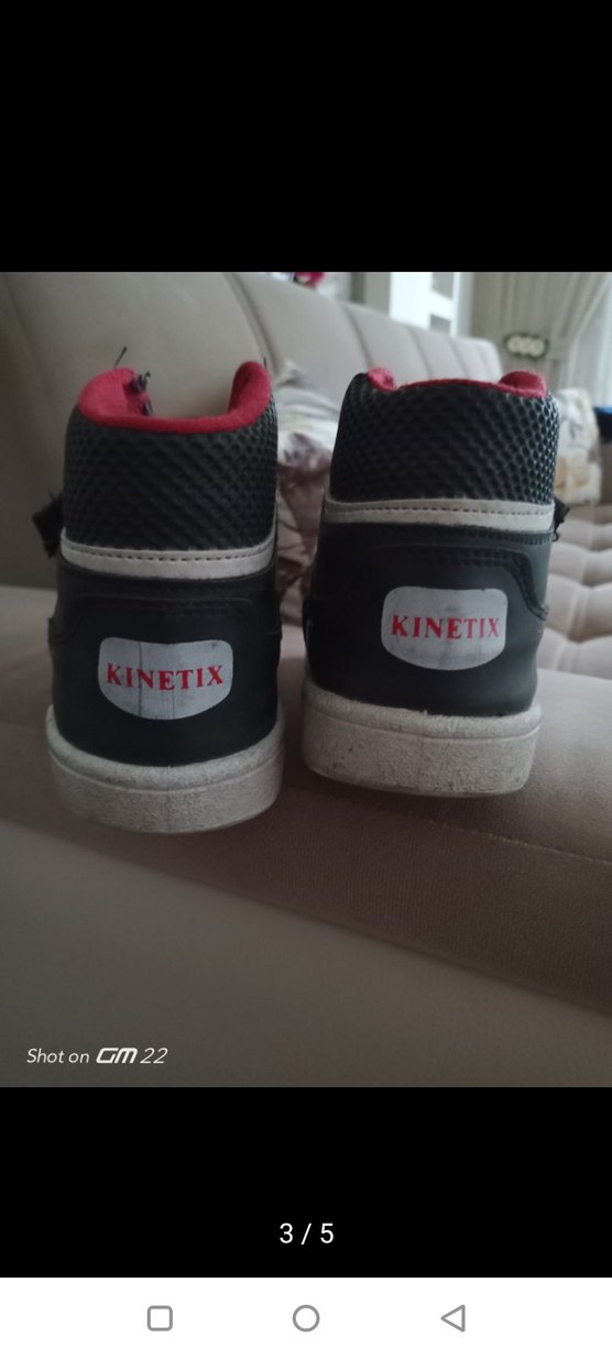 Erkek Çocuk BJ taraftar Siyah Sneaker Bot Velcro - Görsel 5