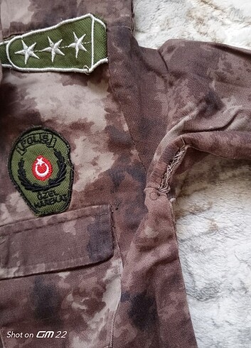 18-24 Ay Beden Asker kıyafeti
