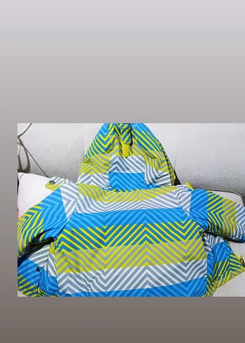 Kapüşonlu Fermuarlı Kayak montu kışlık mont - Görsel 2