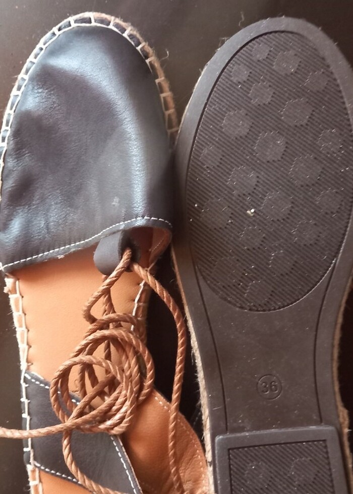 DERİ ESPADRİL - Görsel 2