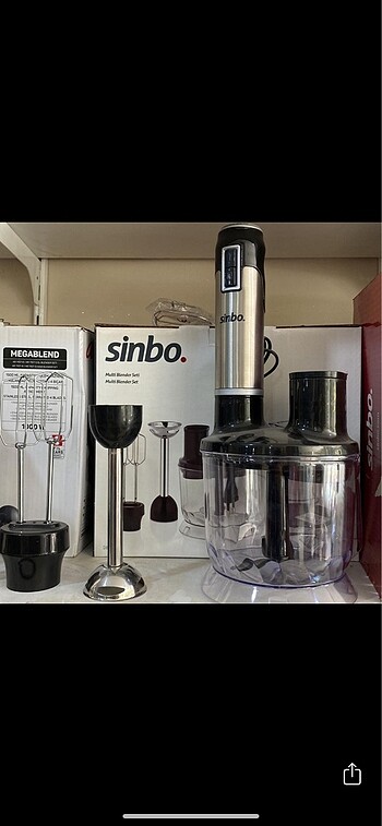 SİNBO ÇELİK BLENDER SETİ İNDİRİMDE