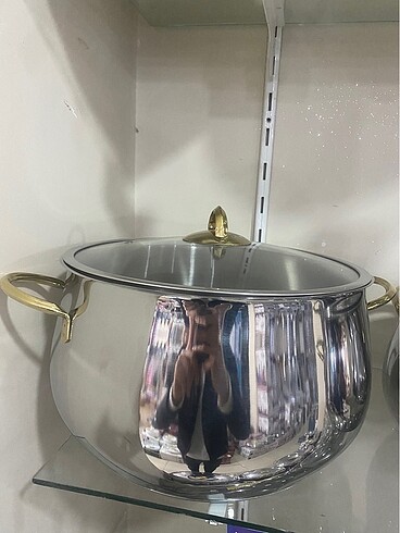LİNES GOLD KULP TEKLİ TENCERELER İNDİRİMDE