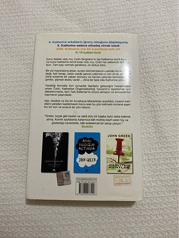  ilk aşk john green