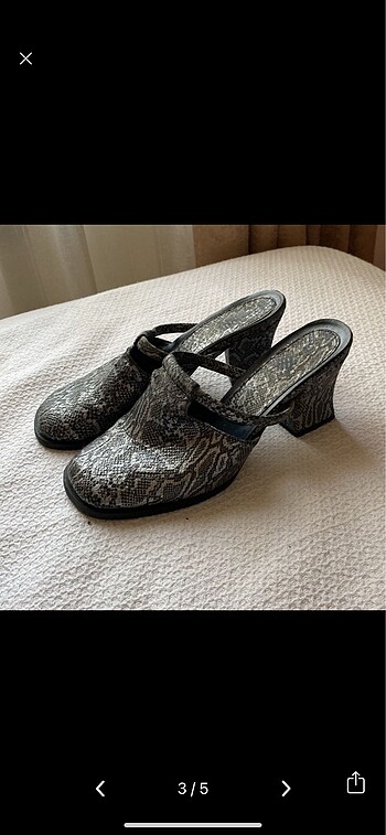 37 Beden vintage kitten heels terlik