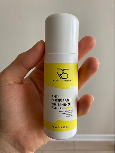 Rise&Shine Antiperspirant Whitening Roll-on 75 ml. Ve Maderise C