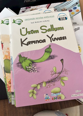 Organik Resim Atölyesi Çocuk Kitabı - Görsel 5