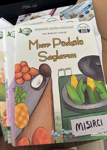 Organik Resim Atölyesi Çocuk Kitabı - Görsel 6