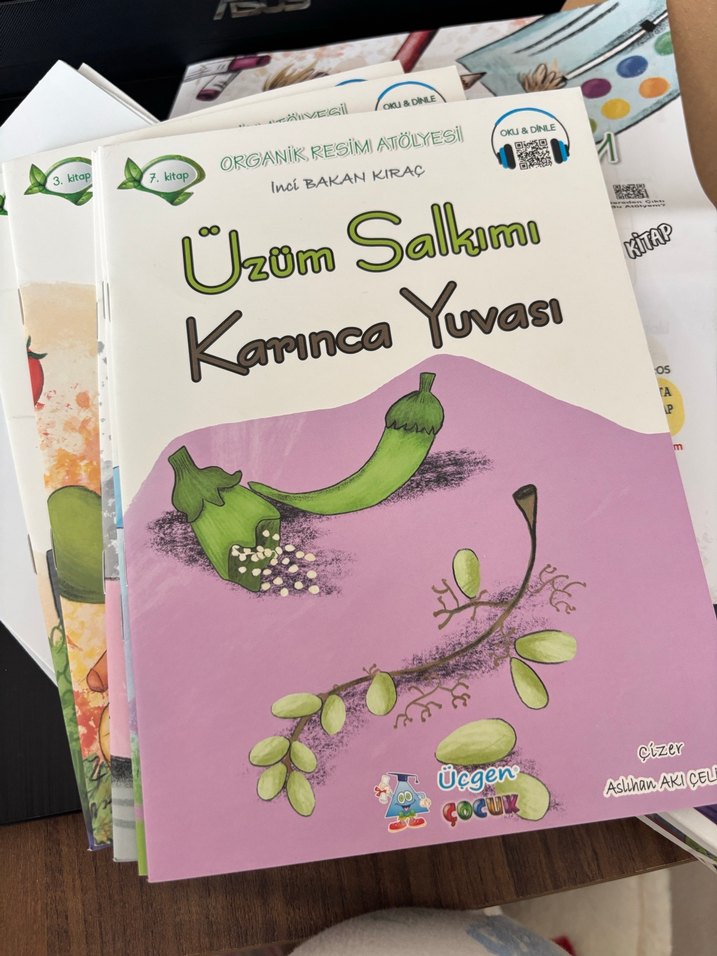 Organik Resim Atölyesi Çocuk Kitabı - Görsel 5