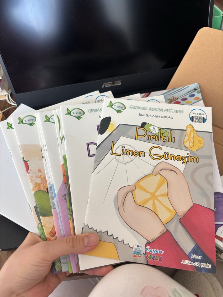 Organik Resim Atölyesi Çocuk Kitabı - Görsel 2