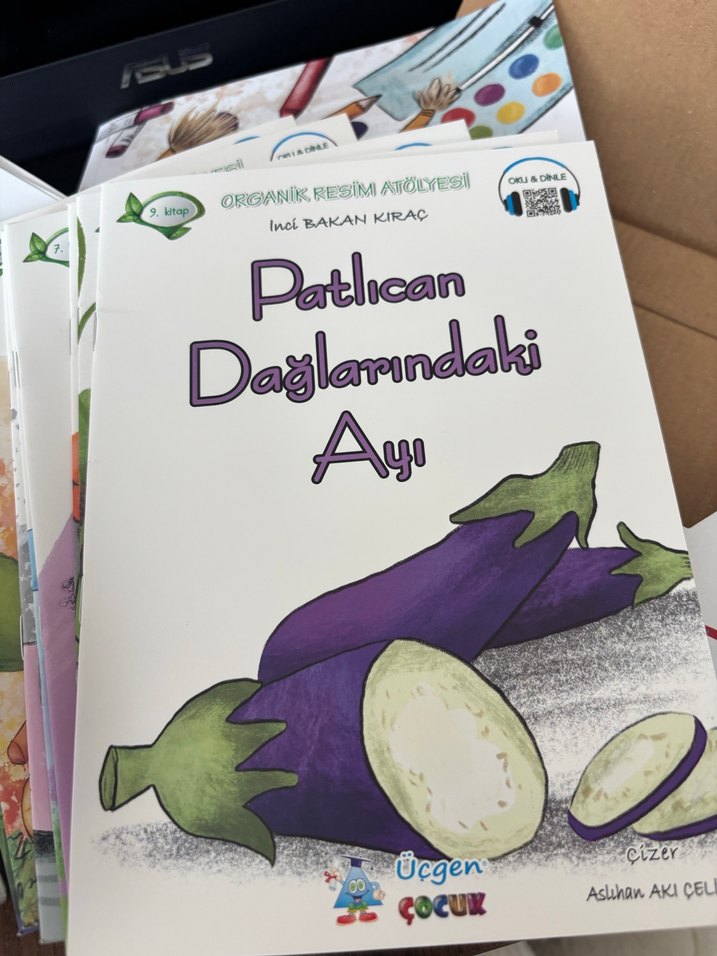 Organik Resim Atölyesi Çocuk Kitabı - Görsel 3