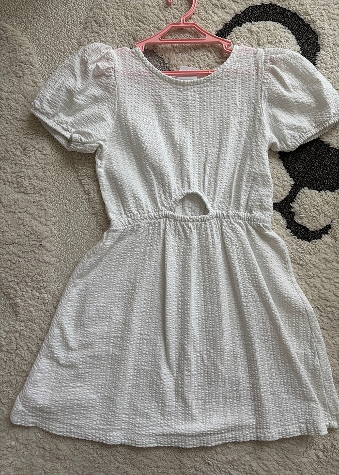 Beyaz Zara elbise - Görsel 2