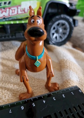 Kahverengi Scooby-Doo Figürü, vintage