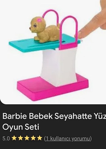 Barbie Barbie Bebek Seyahatte Yüzücü Oyun Seti