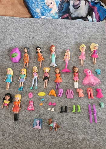 Renkli Mini Bebek ve Aksesuar Seti