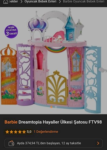 Barbie Dreamtopia Hayaller Ülkesi Şatosu