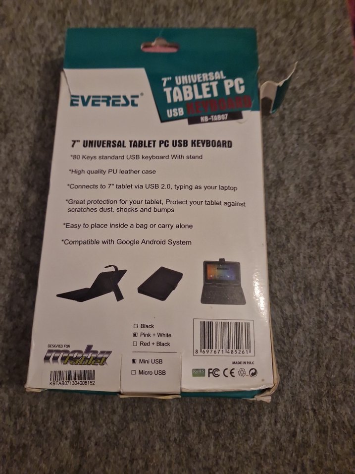Tablet usb Keyboard Klavye KB-tab07
 Klavye Kılıfı       .. - Görsel 3
